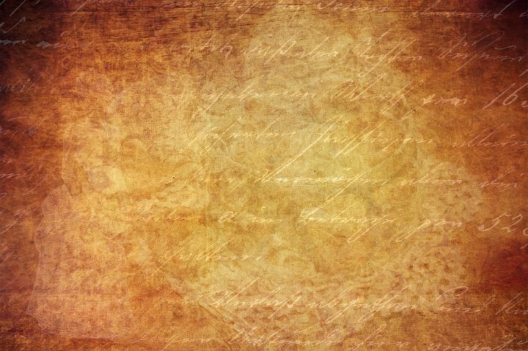 A textured background with a vintage, sepia-toned appearance. The image features faintly visible, elegant cursive writing overlaying the surface. The warm colors and intricate details suggest an aged and antique look, reminiscent of a cherished cover letter from a bygone era.